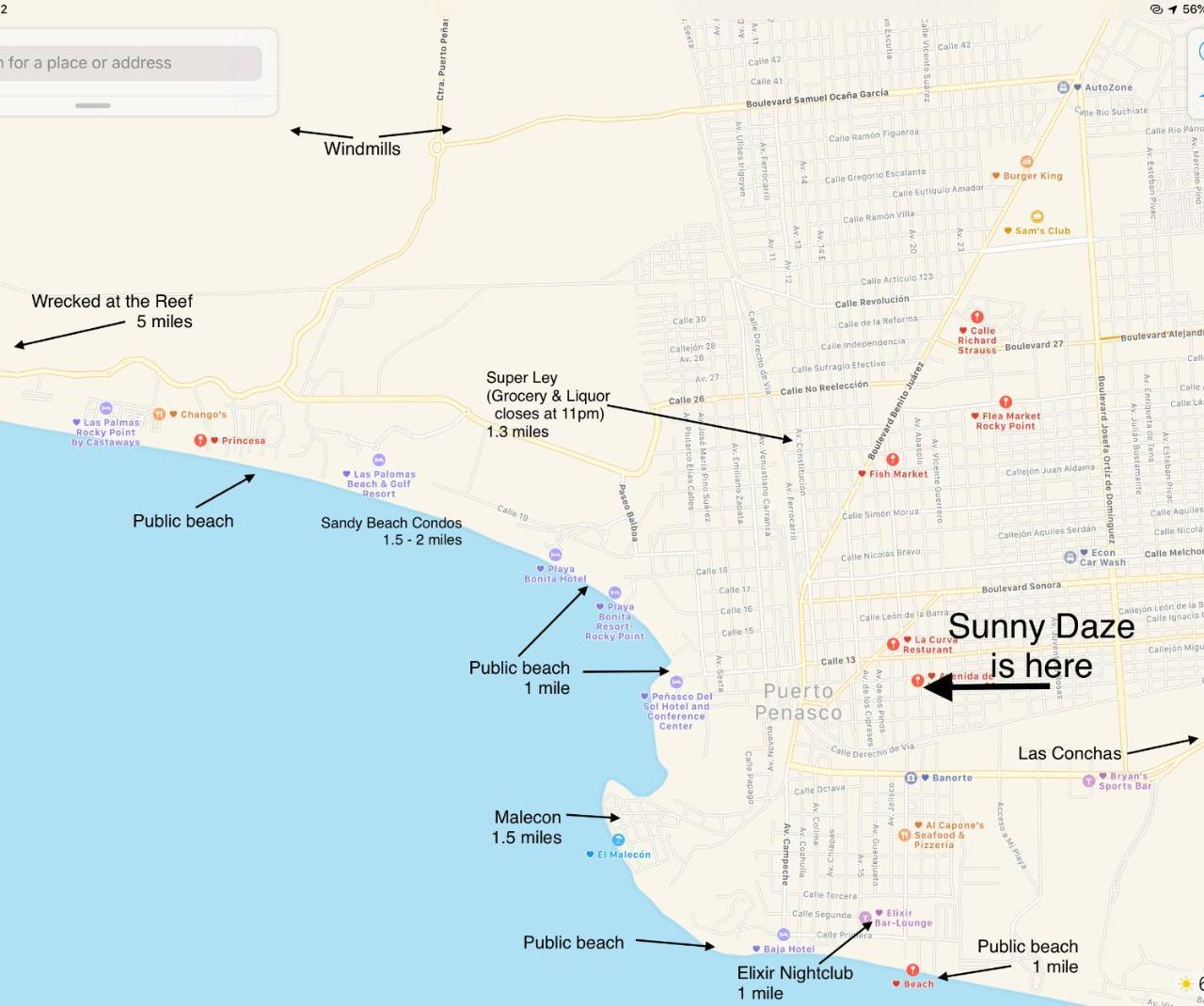 Puerto PeñascoSunny Daze公寓 外观 照片